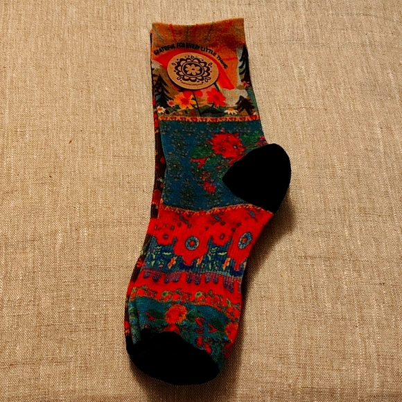 (2-SET) RAINBOW MUSHROOM SOCKS - Picture 5 of 11